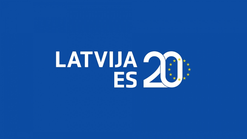 Latvija ES logo