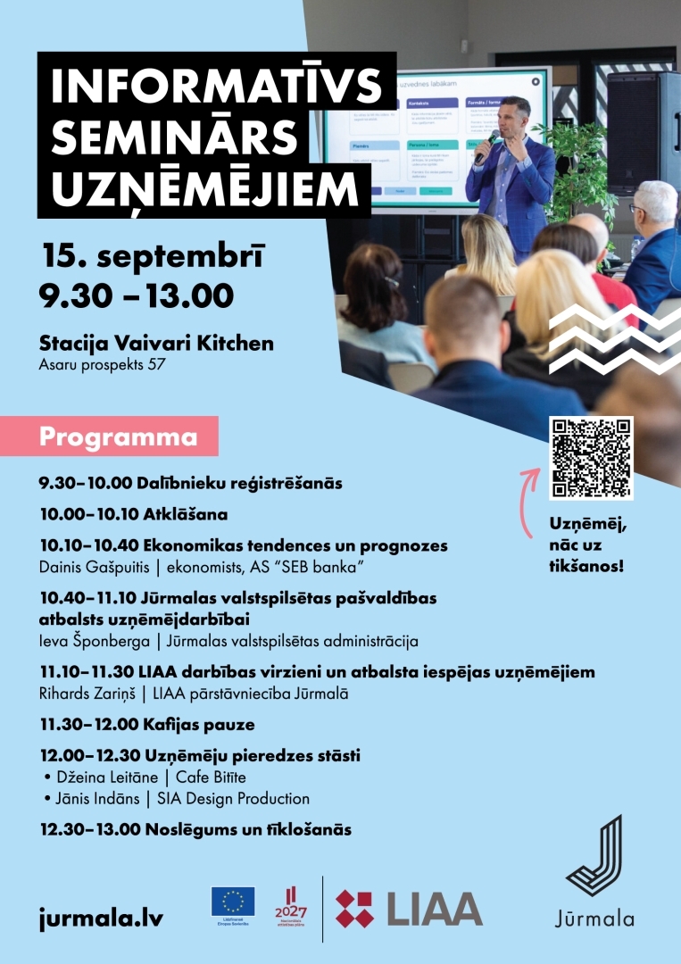Informatīvs seminārs uzņēmējiem
