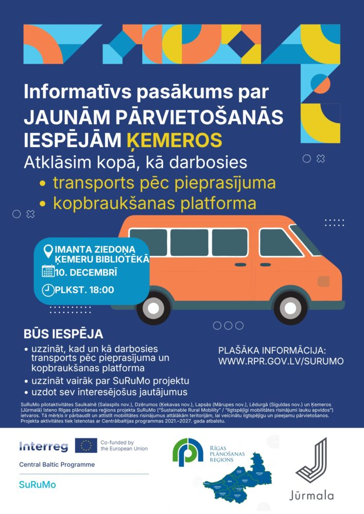 Informatīvs pasākums Ķemeros afiša