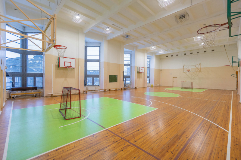 Majoru vidusskolas sporta zāle