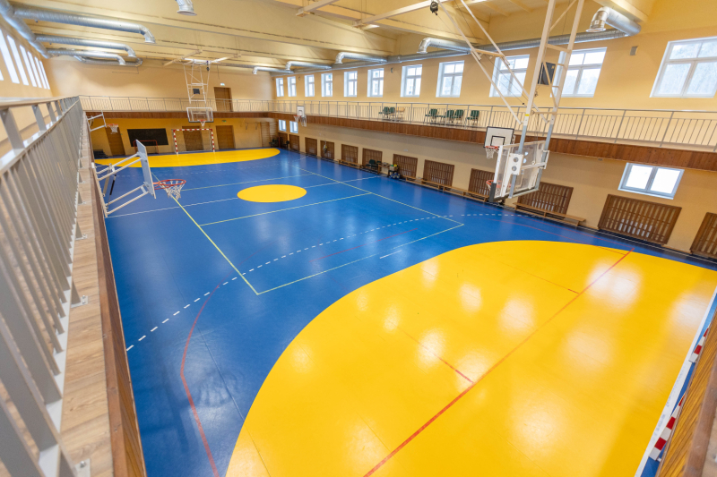 Pumpuru vidusskolas sporta zāle