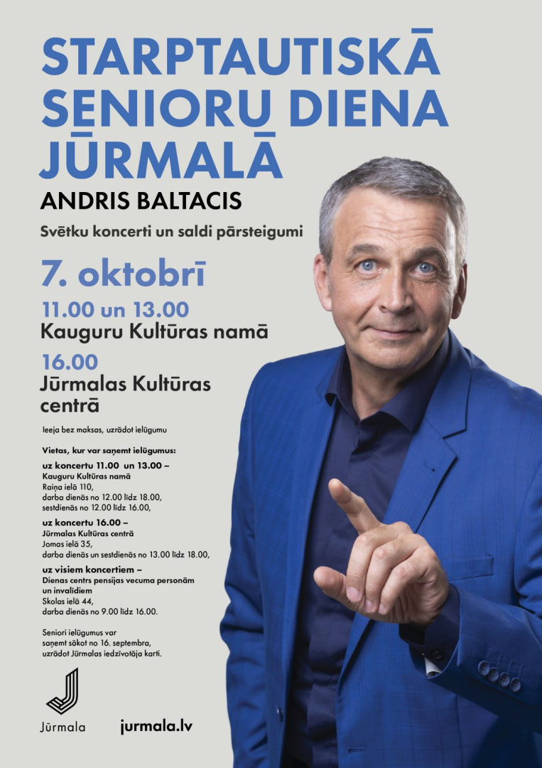 Senioru dienas plakāts