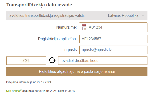 Atgadinajuma sanemsana caurlaidem