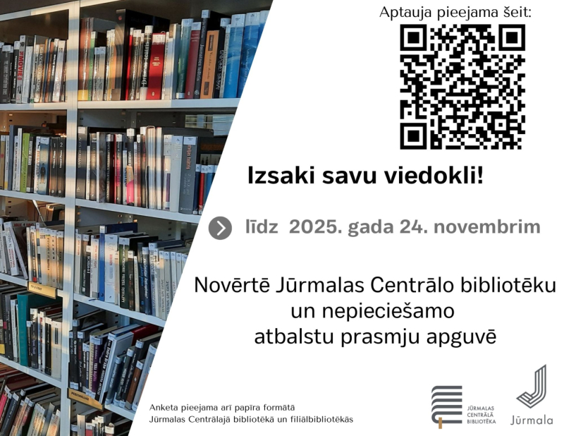 Jūrmalas centrālās bibliotēkas aptauja