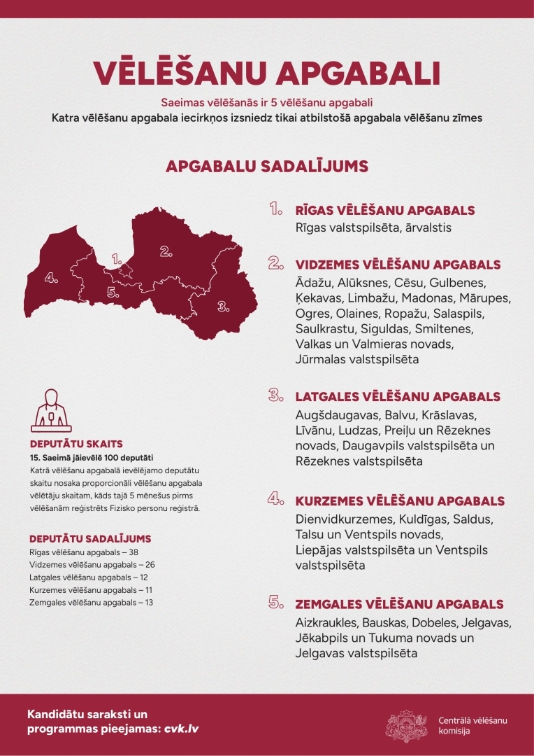 vēlēšanu apgabali