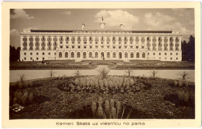 Sena bilde no Ķemeru sanatorijas