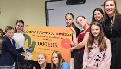 Vaivaru pamatskolas skolēni