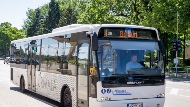 Jūrmalniekiem no 1.jūnija bezmaksas sabiedriskais transports
