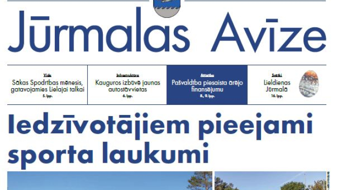 Jūrmalas avīze aprīļa numurs