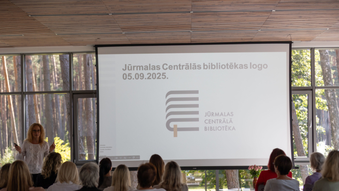 Jūrmalas centrālās bibliotēkas jaunās vizuālās identitātes prezentācija