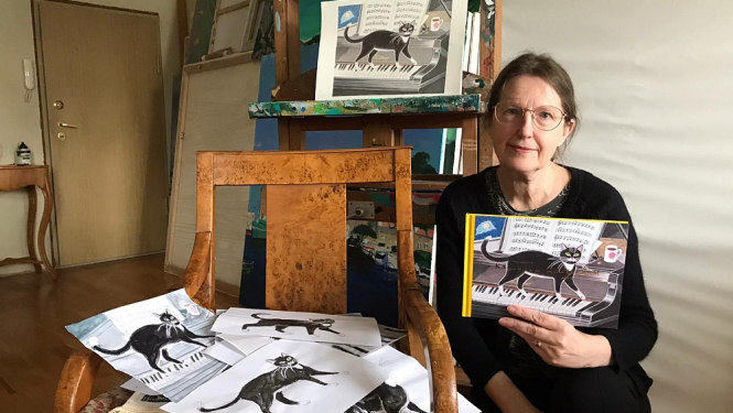 Anita Pegle ar zīmējumiem