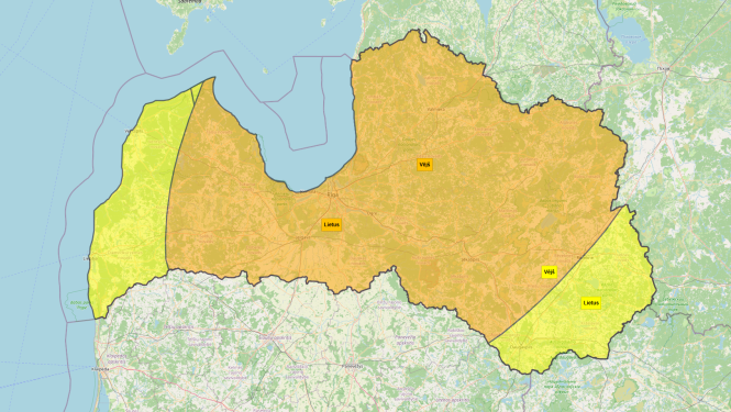 Oranžais brīdinājums
