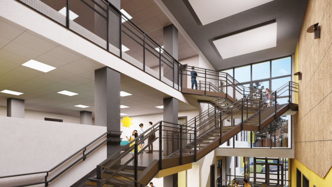 Aspazijas pamatskola. SIA "K IDEA" vizualizācija