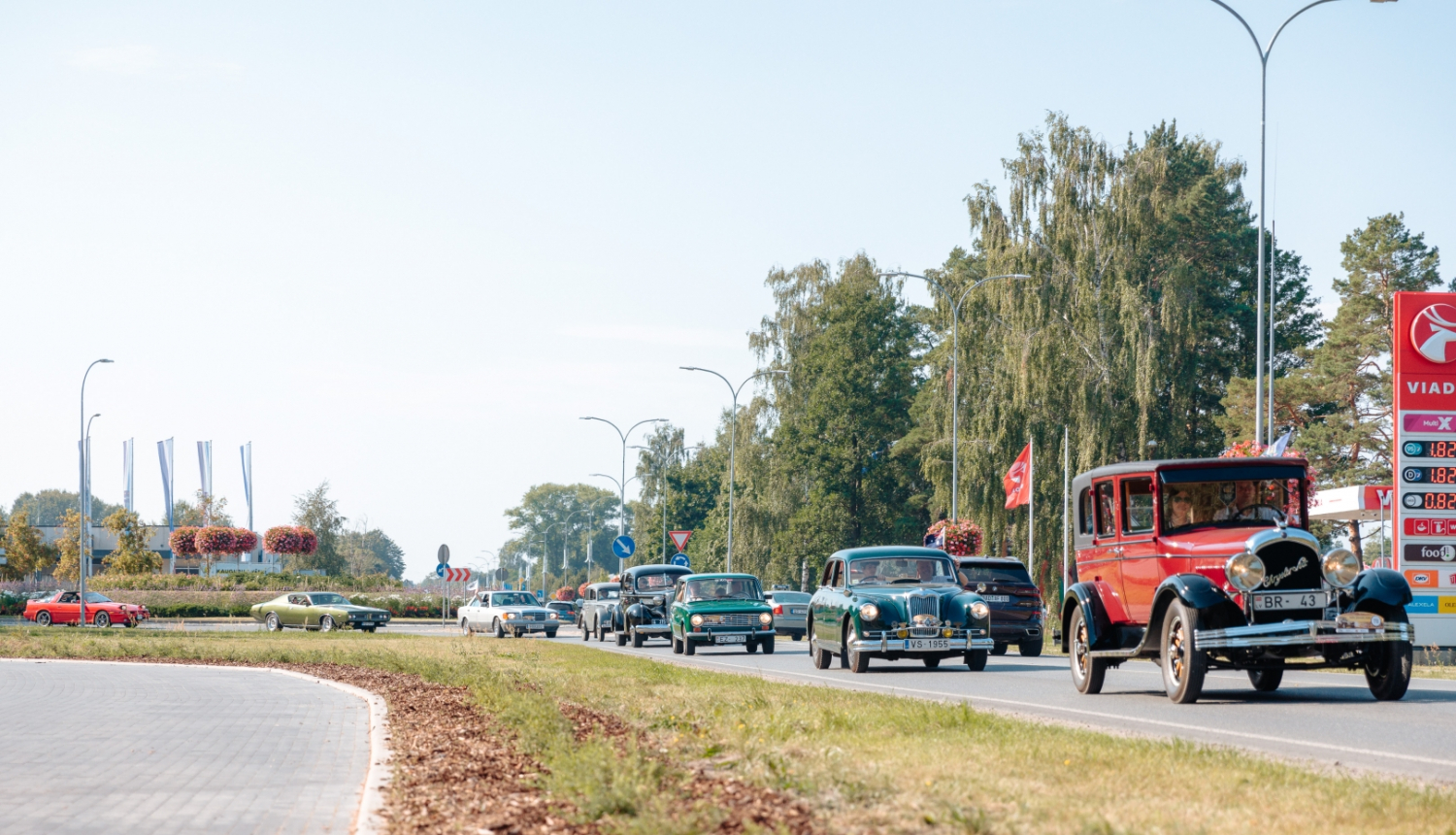 Retro auto Jūrmalā
