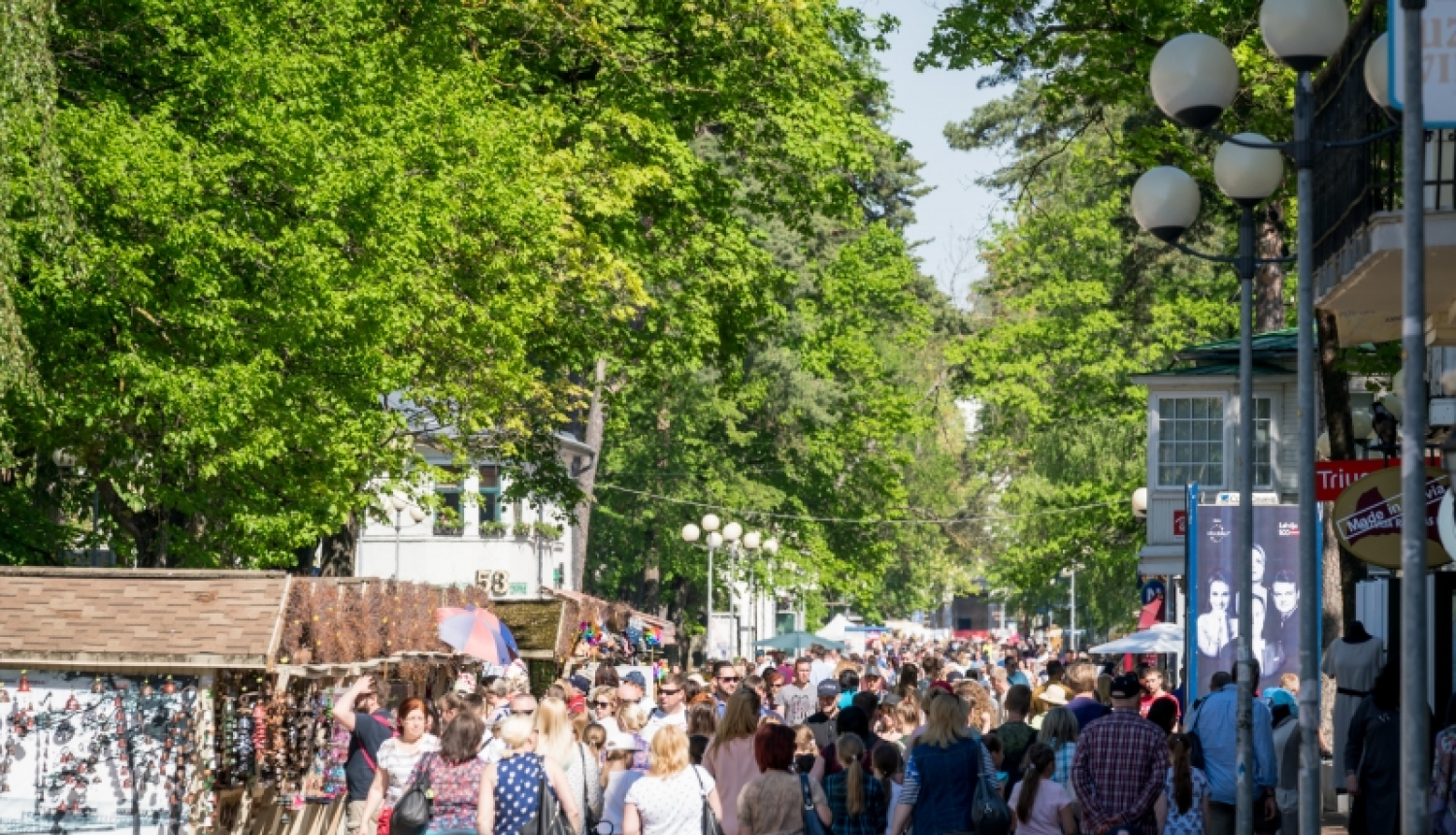 Tūristu skaits Jūrmalā gada sākumā pieaudzis par 23%