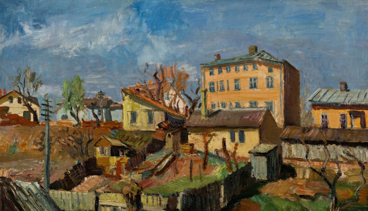 Ansis Artums. Tukums. 1944. Audekls, eļļa. Ģimenes privātkolekcija.