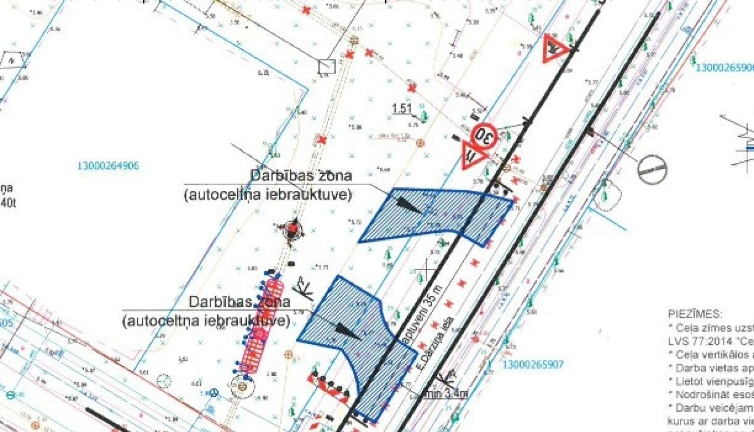 Satiksmes organizācijas ierobežojumi Ķemeros