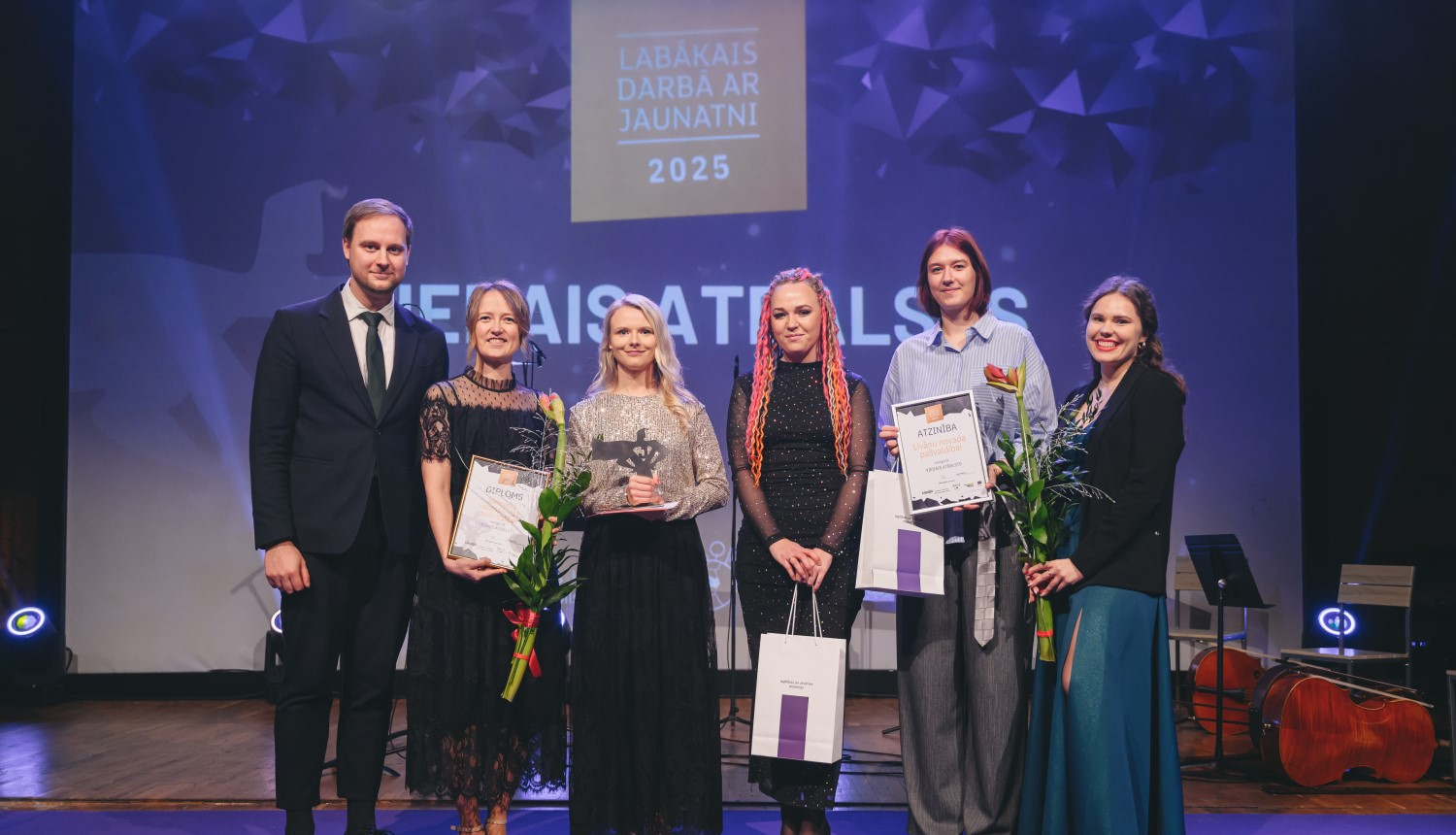 konkursa “Labākais darbā ar jaunatni 2025” uzvarētāji