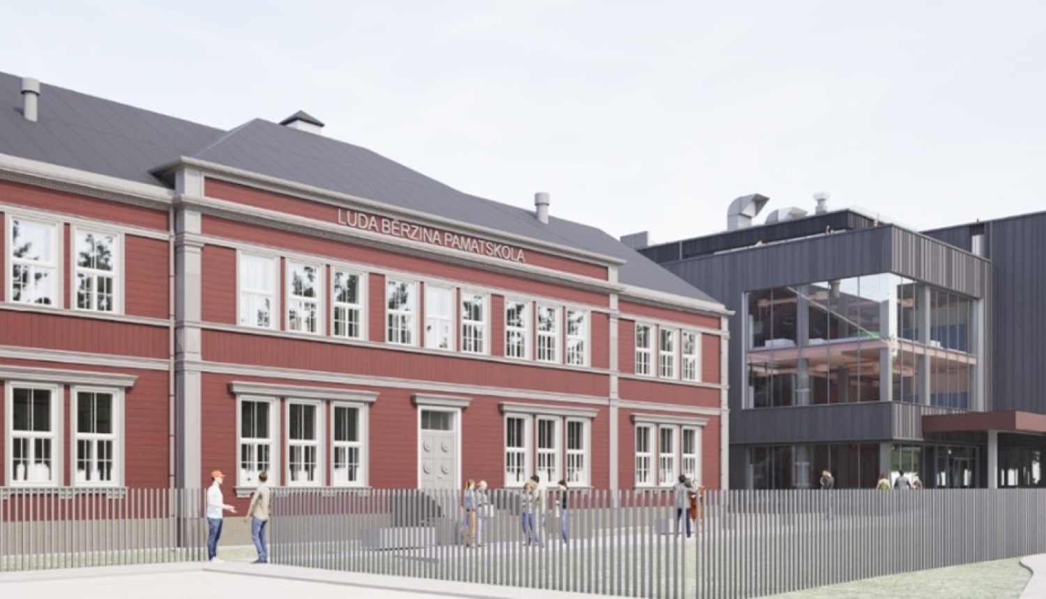 Luda Bērziņa skolas vizualizācija