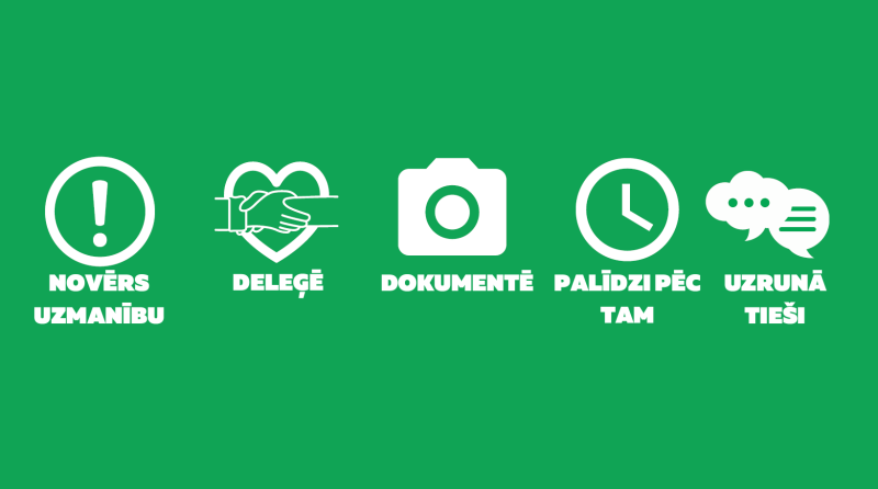 Ilustrācija vardabības novēršanai digitālajā vidē