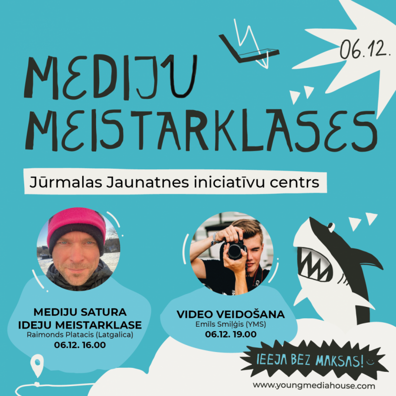 Mediju meistarklases, plakāts