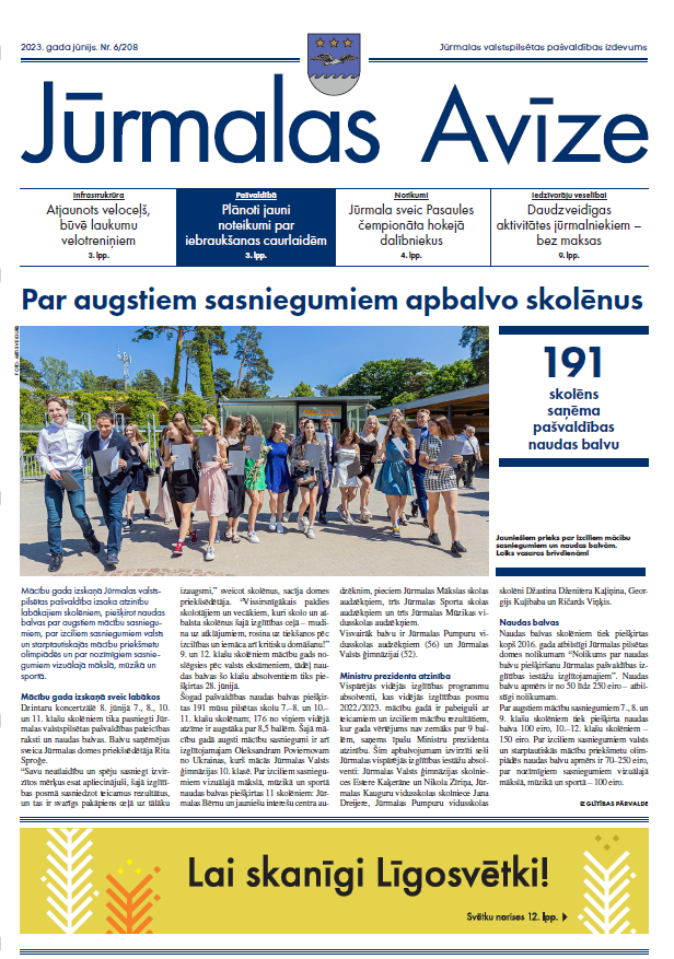 Jūrmalas Avīze jūnija numurs
