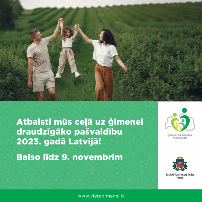 Ģimenei draudzīga pašvaldība 2023
