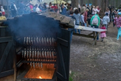 Zivju kūpināšana brīvdabas muzejā