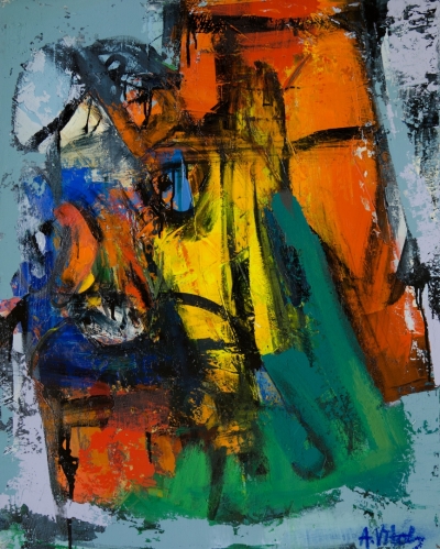 Andris Vītols. Sabile. 2006-2012. Audekls, akrils. 100 x 80 cm