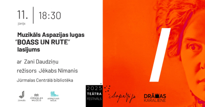 Lugas "Boass un Rute" lasījuma afiša