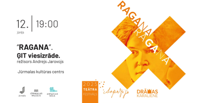 Izrādes "Ragana" afiša