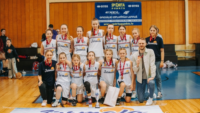 Jūrmalas basketbolistes U13 vecuma grupā