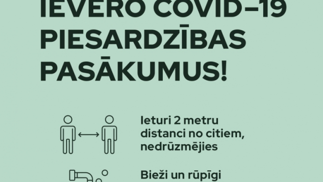 Pasargā sevi no koronavīrusa Covid-19