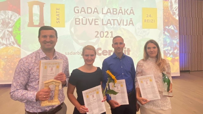 Ķemeru parks iegūst 1.vietu skates Gada labākās būves Latvijā 2021 nominācijā “Ainava”