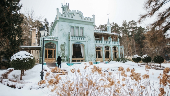 Morberga villa ziemā