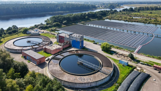saules enerģijas stacija Slokas notekūdeņu attīrīšanas iekārtu teritorijā Mežmalas ielā 41 