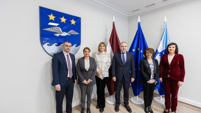 Gruzijas Parlamenta delegācija tiekas ar Ritu Sproģi
