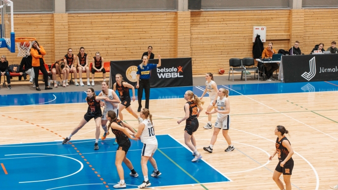 Jūrmalas sieviešu basketbola komandas spēle