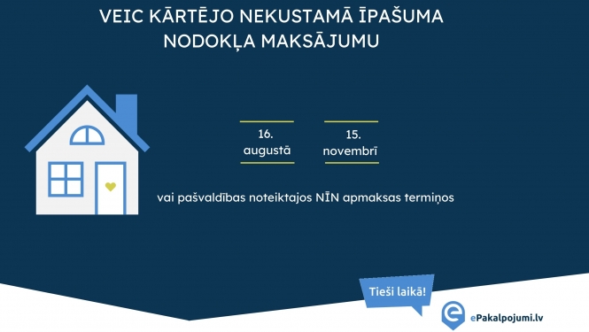 Nekustamā īpašuma nodokļa maksājums