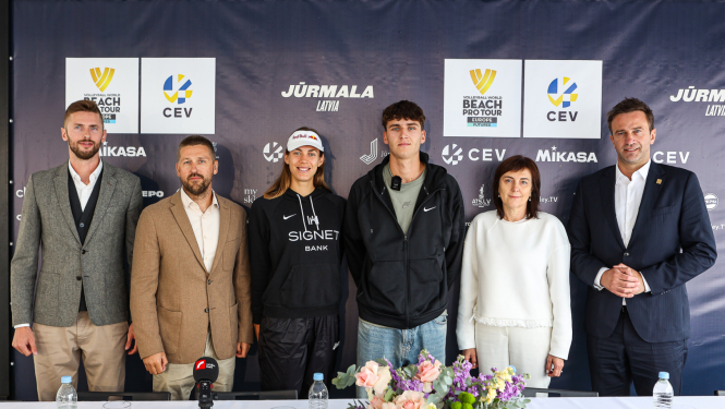 pludmales volejbola preses