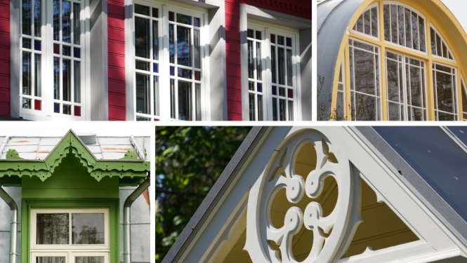 fragmenti no arhitektūras balvas ēkām 