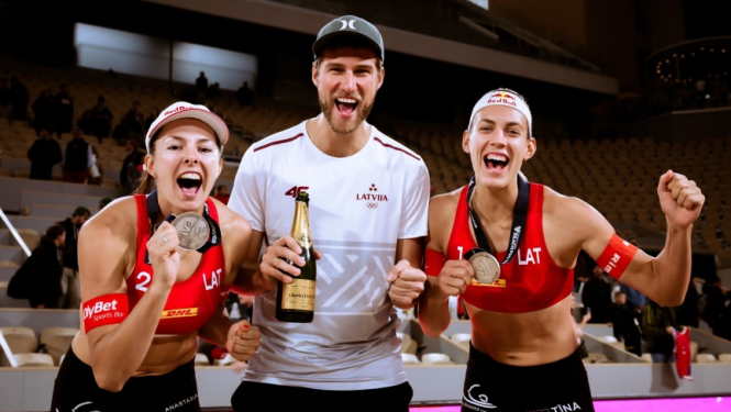 Sportistes ar medaļām