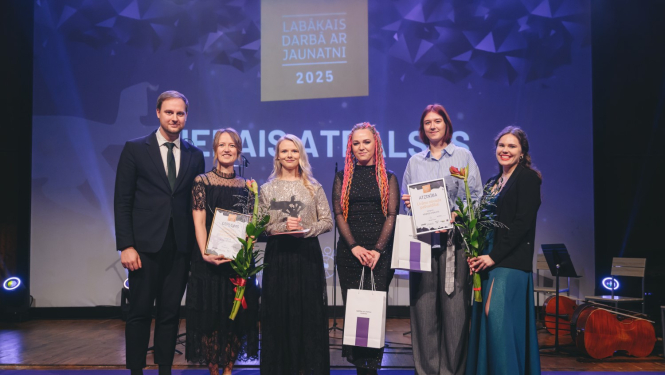 konkursa “Labākais darbā ar jaunatni 2025” uzvarētāji