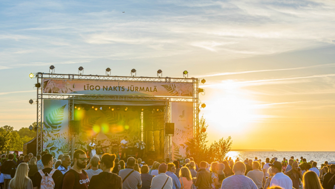 Līgo nakts Kauguru pludmalē