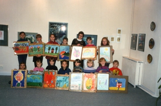 Vizuālās mākslas studijas dalībnieki