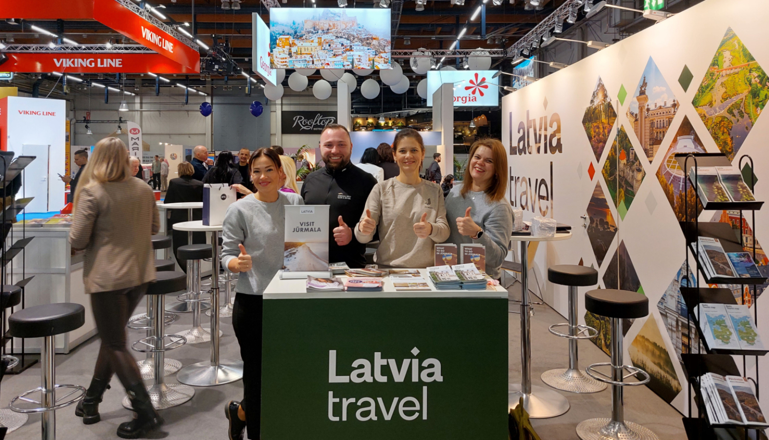 Latvjas stends izstādē Somijā