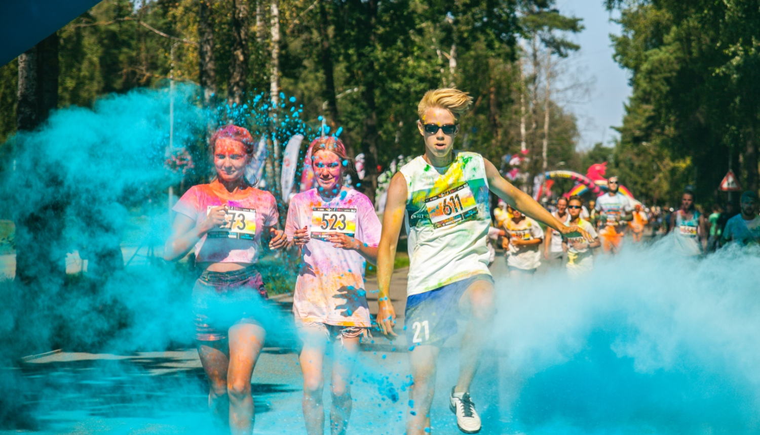 Krāsu skrējiens Jūrmalā