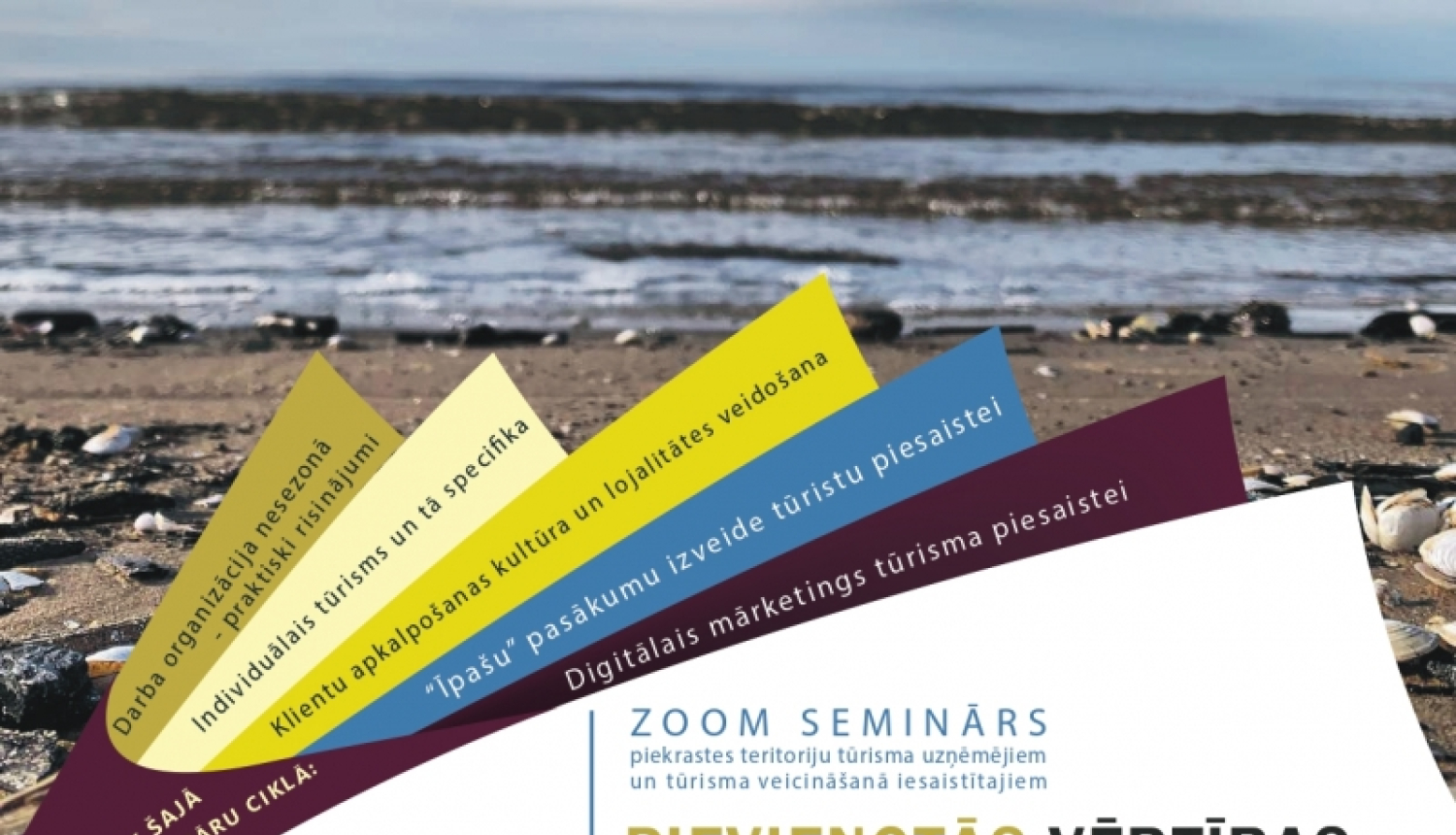 Sākas 6 semināru cikls piejūras teritoriju tūrisma uzņēmējiem