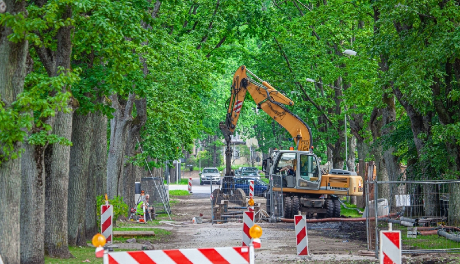 Pilsētā notiek ūdenssaimniecības tīklu izbūve