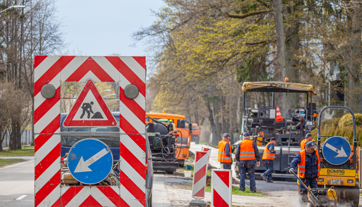 Dubultu prospektā notiek remontdarbi